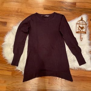 Athleta Sharkbite Sweater purple XS